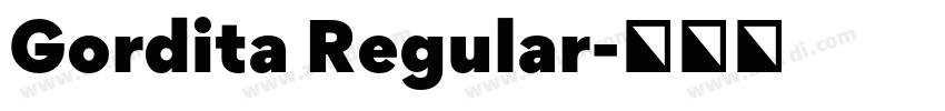 Gordita Regular字体转换
